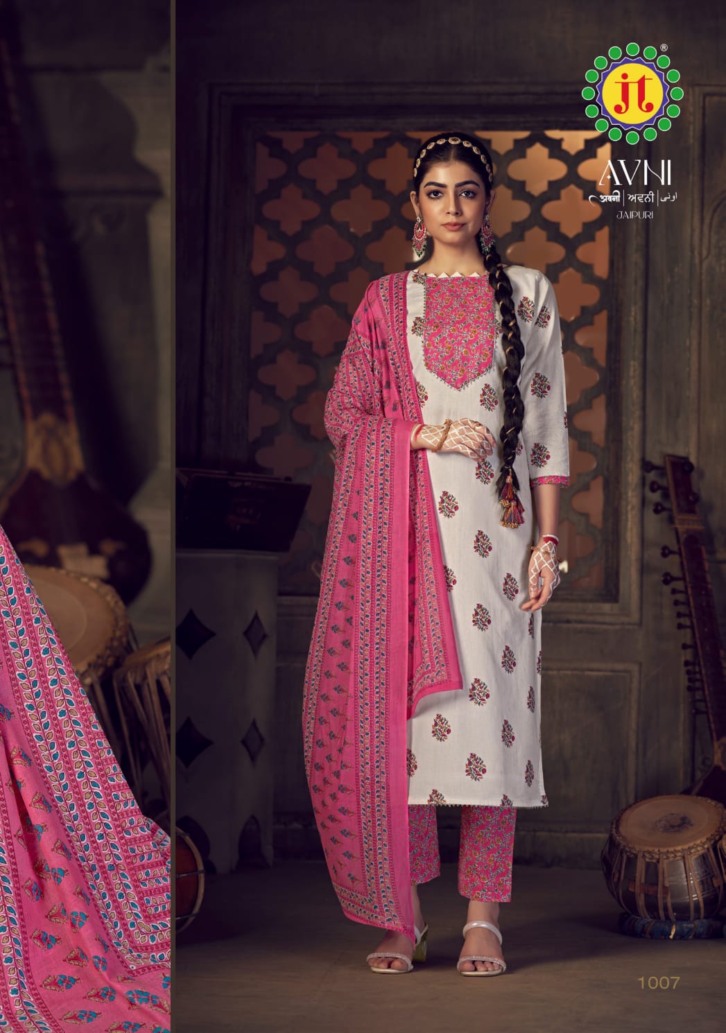 Avni By Jt Printed Cotton Dress Material Catalog
